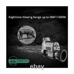 Oneleaf.ai Commander NV100 HD Digital Night Vision Monocular, Built-in IR Ill
