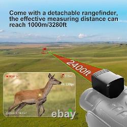 Oneleaf.ai Find NV200 Black True 4K Recording Digital Night Vision Binoculars