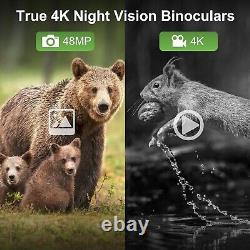 Oneleaf.ai Find NV200 Black True 4K Recording Digital Night Vision Binoculars