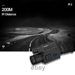 PARDNV008P Infrared Night Vision Monocular Waterproof IR 200m Scope Hunting Cam