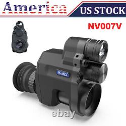 PARD NV007V Clip On Night Vision Scope IR HD Optical Monocular For Hunting