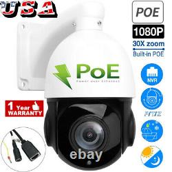 POE IP 30X Optical Zoom PTZ Wired HD 2.0MP 1080p Outdoor CCTV Security IP Camera