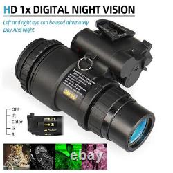 PVS18 IR Night Vision Monocular Infrared NVG 1X32 Digital Optics for Helmet