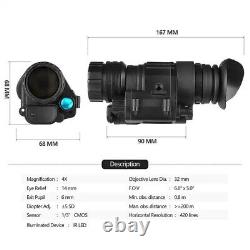 PVS-14 Digital PV-1011 Telescopic Infrared Night Visio Monocular Scope