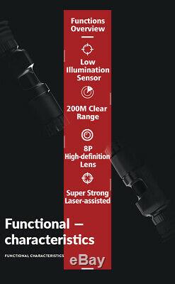 Pard NV007 200m NV digital Night vision rifle scope infrared for hunting