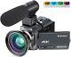 Premium 4k Ultra Hd 16x Digital Zoom 48mp Infrared Video Camcorder Camera Kit