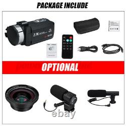 Pro Full HD WIFI 30MP 3'' LCD Digital Camcorder Video DV Camera Mic Night Vision