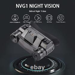 Pro Night Vision Goggles Digital Infrared Adults 100% Dark Binoculars for Helmet