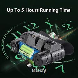 Pro Night Vision Goggles Digital Infrared Adults 100% Dark Binoculars for Helmet