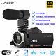 Professional 4k 1080p Ultra Hd 48mp 16x Zoom Digital Video Camera Camcorder Ir