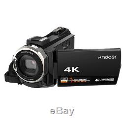 Professional 4K 1080P Ultra HD 48MP 16X ZOOM Digital Video Camera Camcorder IR