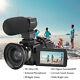 Professional Video Camera 4k Ultra Hd 48mp Digital Camcorder Wide Angle Lens