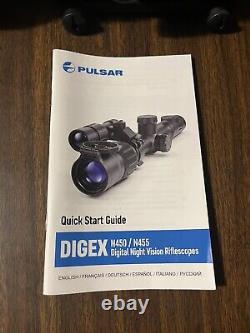 Pulsar Digex N455 Digital Night Vision Riflescope 4-16x Magnification PL76642