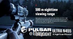 Pulsar Digisight Ultra N455 Digital HD Night Vision riflescope IR illumination