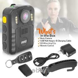 Pyle PPBCM92 Compact & Portable HD Body Camera Night Vision, Motion Detector