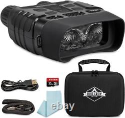 Real Night Vision LCD Goggles Binoculars Digital Recording + Sd + Case, Hunting
