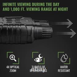 Real Night Vision LCD Goggles Binoculars Digital Recording + Sd + Case, Hunting