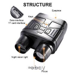 Rechargeable Digital Night Vision HD Infrared Binoculars with 3LCD Screen Video