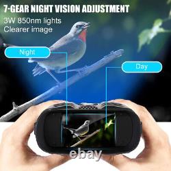 Rechargeable Digital Night Vision HD Infrared Binoculars with 3LCD Screen Video