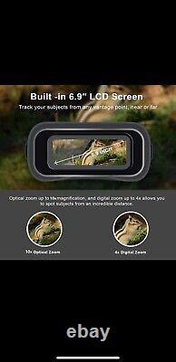 Rexing B1 Night Vision Binoculars with LCD Screen and Video Recording
