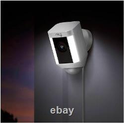 Ring Refurbished Indoor/Outdoor Wired 1080p Security Camera White