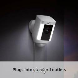 Ring Spotlight Cam Battery HD Security Camera Built Two-Way Talk and Siren