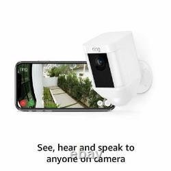 Ring Spotlight Cam Battery HD Security Camera Built Two-Way Talk and Siren