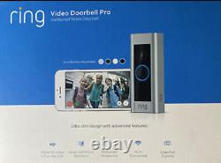 Ring Video Doorbell Pro 1080P Wi-Fi Hard Wired Smart HD Camera with Night Vision