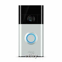 Ring Video Doorbell Wi-Fi Enabled Smart Phone HD Security Camera Night Vision IP