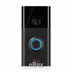 Ring Wi-Fi Enabled Video Doorbell in Venetian Bronze, Works with Alexa BRAND NEW