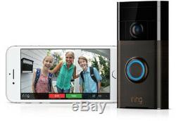 Ring Wireless Front Door Video Camera Door Bell Doorbell Chime Intercom WIFI Kit