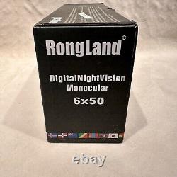 RongLand IR NV650D UHD NIGHT VISION Digital Monocular NEW