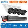 Sannce 5mp 8ch Dvr Video Security Ai Light Alert Home Outdoor Camera System 4tb