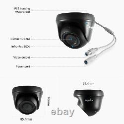 SANNCE Outdoor 3000TVL Dome CCTV Camera 5IN1 8CH 1080P HDMI DVR Security System