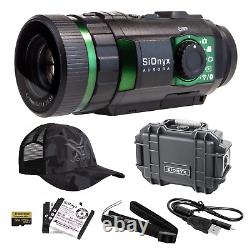 SIONYX Aurora Digital Night Vision Camera with Hard Case and Hat Bundle
