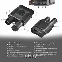 SOLOMARK Night Vision Digital Binoculars Infrared Scope in Darkness with 32GB