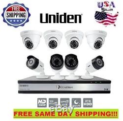 Security Camera System 16 Channel 8 Cam 1080p 3TB HD KIT Night Vision Outdoor US