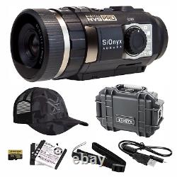 SiOnyx Aurora Pro Digital Night Vision Camera with Hard Case and Hat Bundle