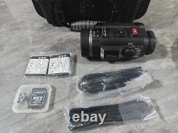 SiOnyx Night Vision Camera, Aurora Black with 2 Batteries, SD Card, Case CDV-200C