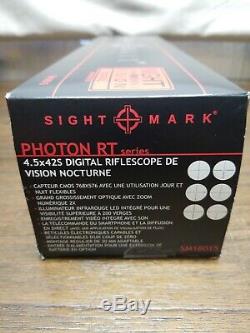 Sightmark SM18015 Photon RT Digital Night Vision Riflescope 45x42s Black