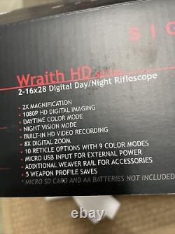 Sightmark Wraith HD 2-16x28 Digital Riflescope With Extras
