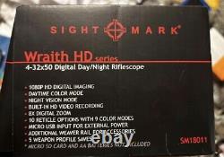 Sightmark Wraith HD 4-32x50 Digital Day/Night Vision Rifle Scope