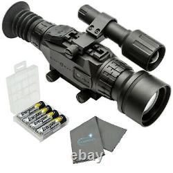 Sightmark Wraith HD 4-32x50 Digital Riflescope with 4 AA's, Battery Case, Cloth