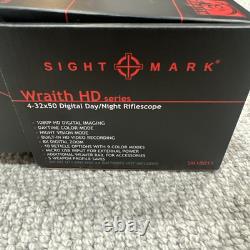 Sightmark Wraith HD 4-32x50mm Day/Night Vision Scope, With Illuminator & Battery