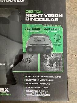 Stealth Cam Digital Night Vision Binocular (DNVB) With Electronic View Finder