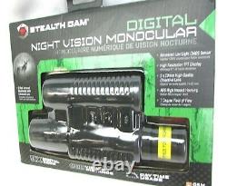 Stealth Cam Digital Night Vision Monocular NEW 9X Zoom 3X20 MM