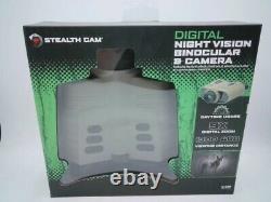 Stealth Cam STC-DNVB Digital Night Vision Binocular & Camera Khaki New Sealed