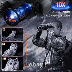 Super Night Vision Binoculars with Ranging Function Built-in 7000mAh Battery