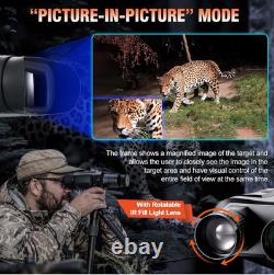 Super Night Vision Binoculars with Ranging Function Built-in 7000mAh Battery