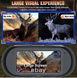 Super Night Vision Binoculars with Ranging Function Built-in 7000mAh Battery